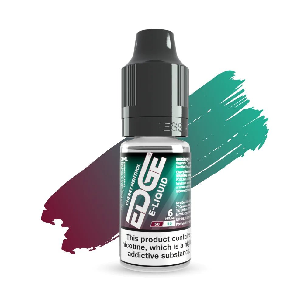 Edge Cherry Ice Menthol E-Liquid 10ml - 5 x 10ml Bottles