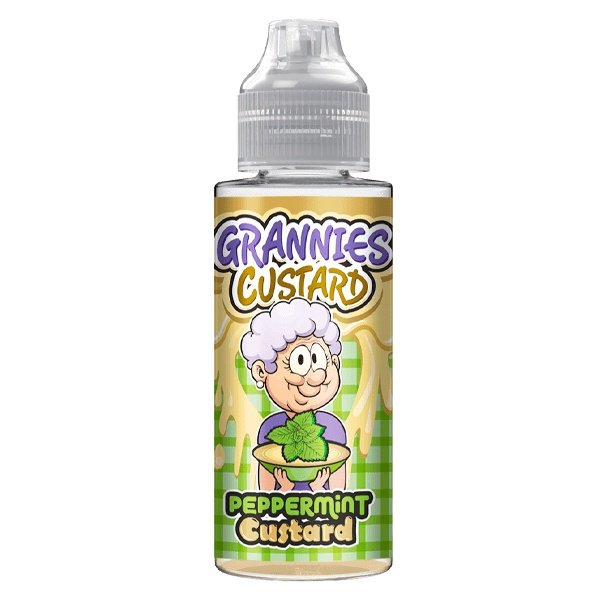 Grannies Custard Peppermint Custard Shortfill E-Liquid 100ml