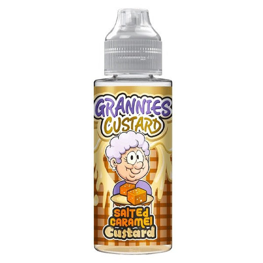Grannies Custard Salted Caramel Custard Shortfill E-Liquid 100ml