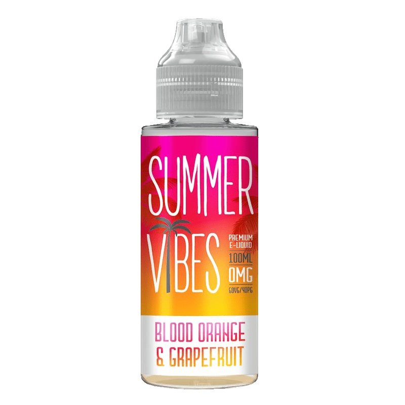 Summer Vibes Blood Orange &amp; Grapefruit Shortfill E-Liquid 100ml