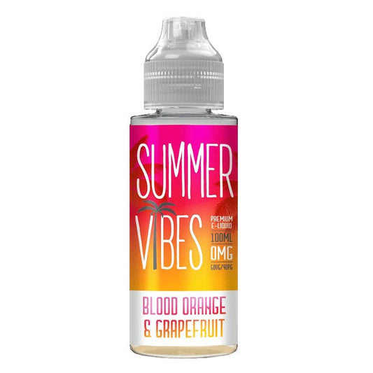 Summer Vibes Blood Orange &amp; Grapefruit Shortfill E-Liquid 100ml