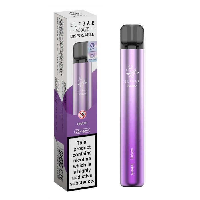 Elf Bar 600 V2 Disposable Vape - 20mg