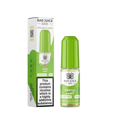 Bar Juice 5000 Fresh Mint Nic Salt E-Liquid 10ml