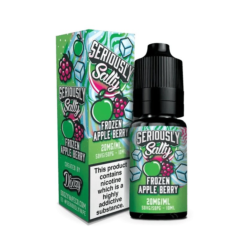 Doozy Seriously Salty Frozen Apple Berry Nic Salt E-Liquid 10ml