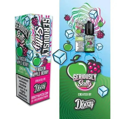 Doozy Seriously Salty Frozen Apple Berry Nic Salt E-Liquid 10ml