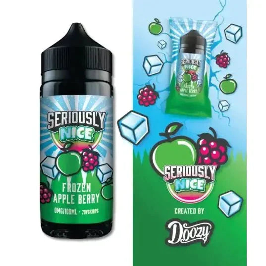 Doozy Seriously Nice Frozen Apple Berry E-liquid Shortfill 100ml