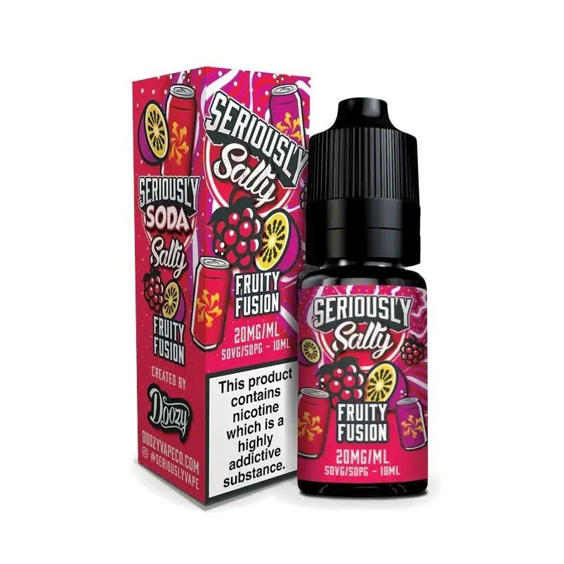 Doozy Seriously Soda Fruity Fusion Nic Salt E-Liquid 10ml