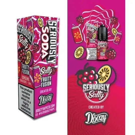 Doozy Seriously Soda Fruity Fusion Nic Salt E-Liquid 10ml