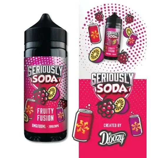 Doozy Seriously Soda Fruity Fusion E-liquid Shortfill 100ml