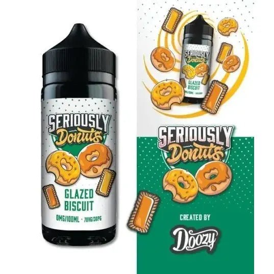 Doozy Seriously Donuts Glazed Biscuit E-liquid Shortfill 100ml