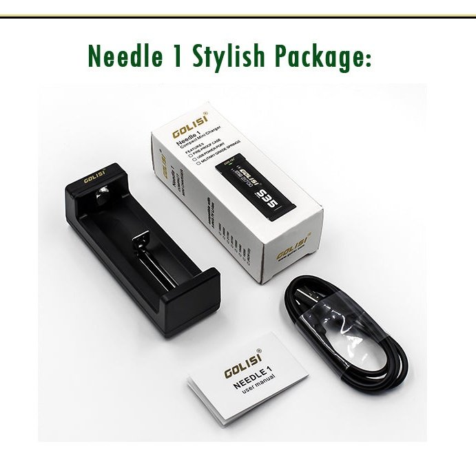 Golisi Needle 1 USB Vape Battery Charger