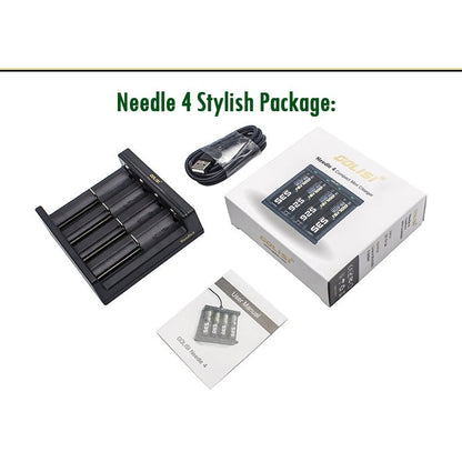 Golisi Needle 4 USB Vape Battery Charger