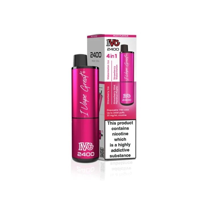 IVG 2400 Multi Flavour Pink Edition Big Puff Disposable