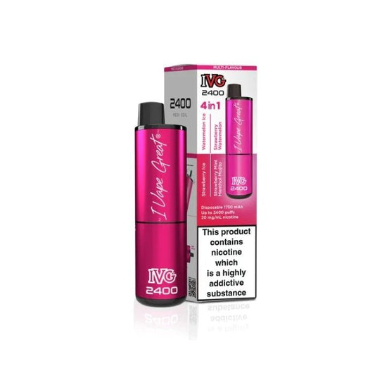 IVG 2400 Multi Flavour Pink Edition Big Puff Disposable