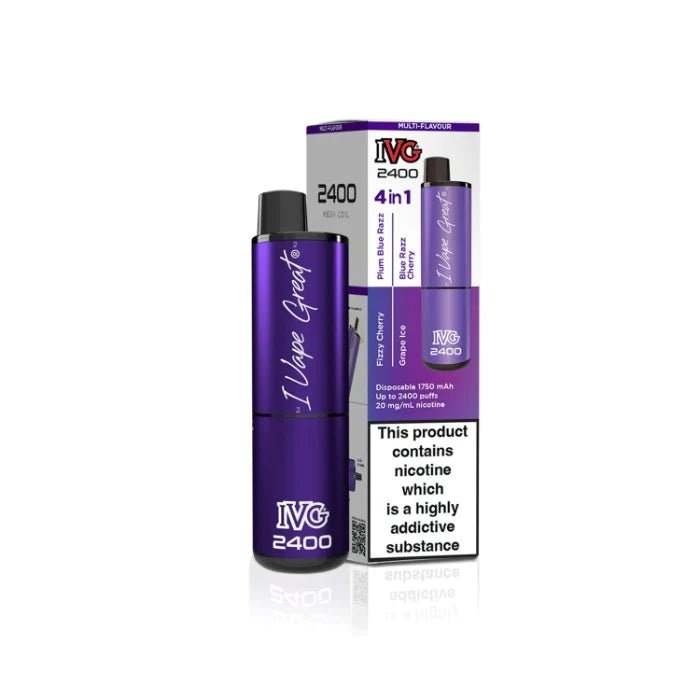 IVG 2400 Multi Flavour Purple Edition Big Puff Disposable