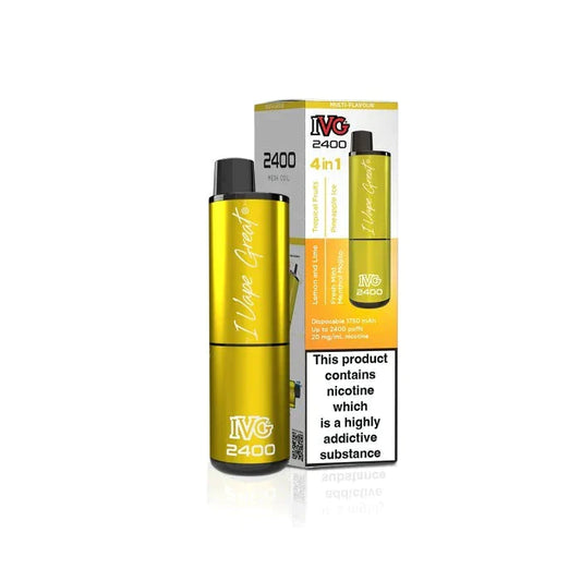 IVG 2400 Multi Flavour Yellow Edition Big Puff Disposable