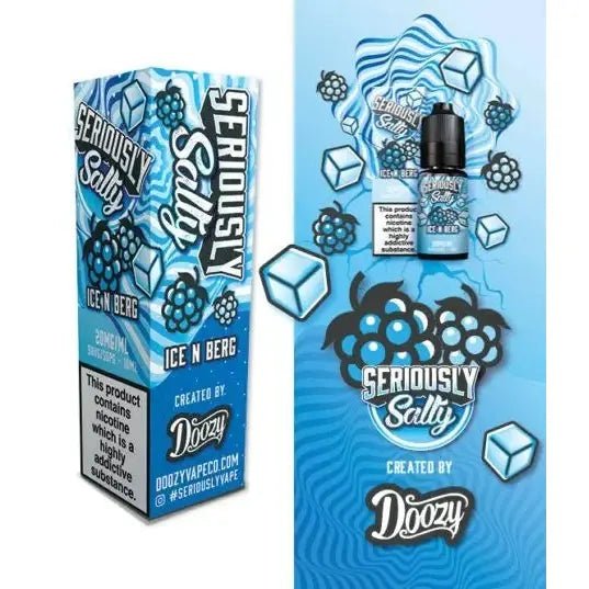 Doozy Seriously Salty Ice N Berg Nic Salt E Liquid 10ml