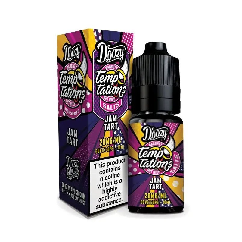 Doozy Temptations Jam Tart Nic Salt E-liquid 10ml