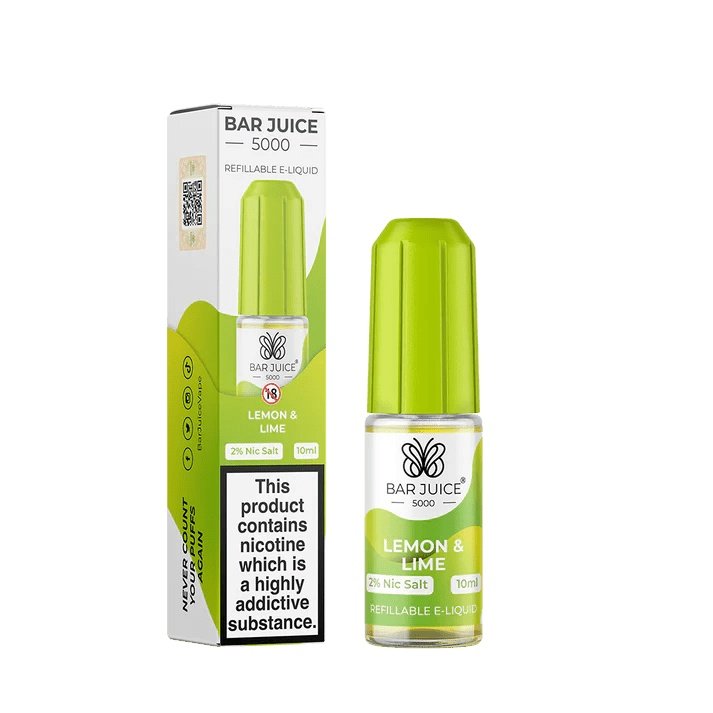 Bar Juice 5000 Lemon &amp; Lime Nic Salt E-Liquid 10ml