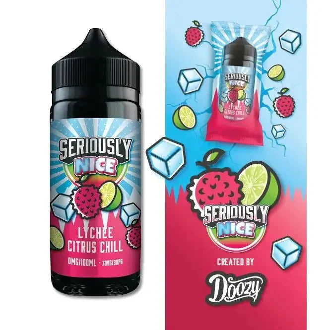 Doozy Seriously Nice Lychee Citrus Chill E-liquid Shortfill 100ml