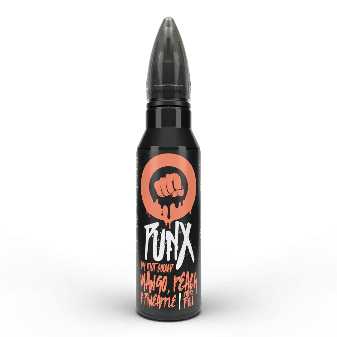 Riot Squad Punx Mango, Peach &amp; Pineapple Shortfill E-Liquid 50ml