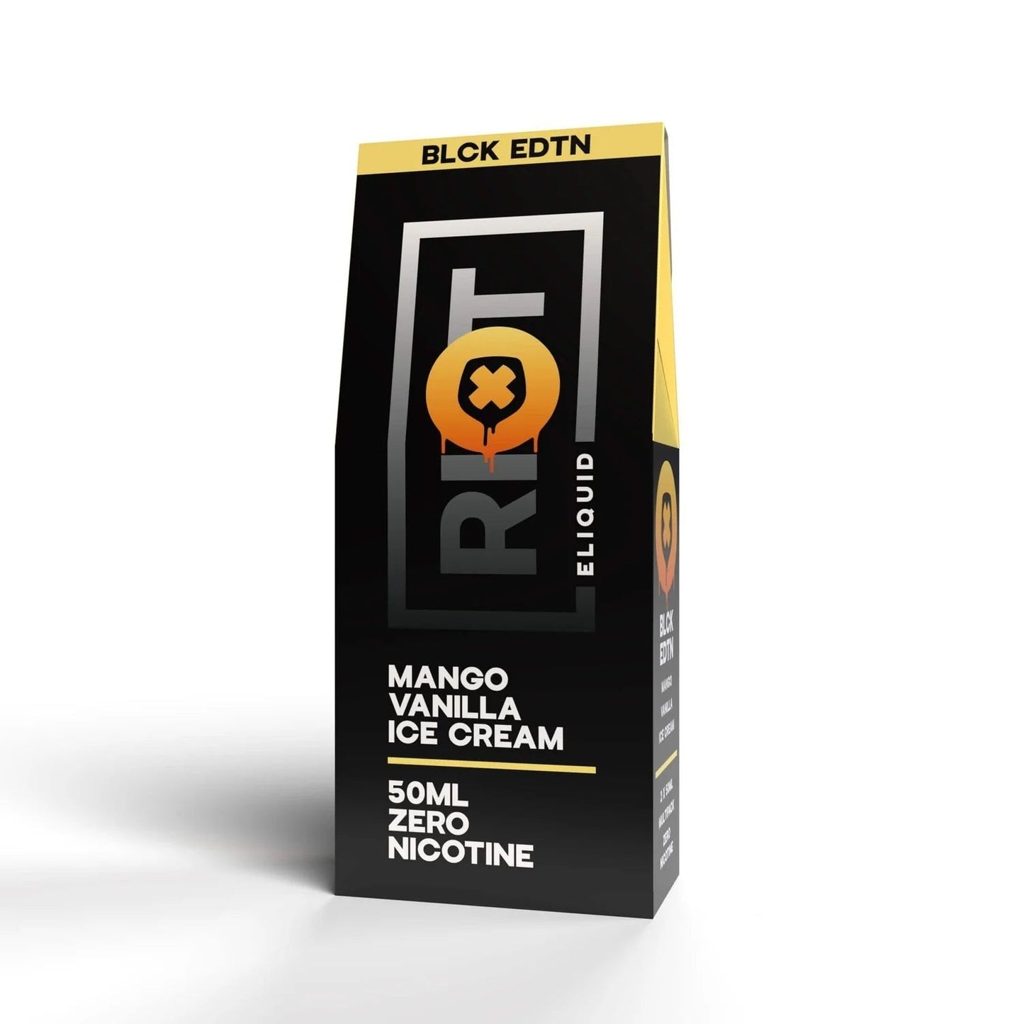 Riot Squad Black Edition Mango Vanilla Ice Cream Shortfill E-Liquid 2 X 50ml