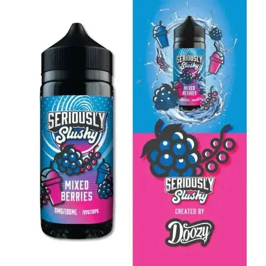 Doozy Seriously Slushy Mixed Berries E-liquid Shortfill 100ml