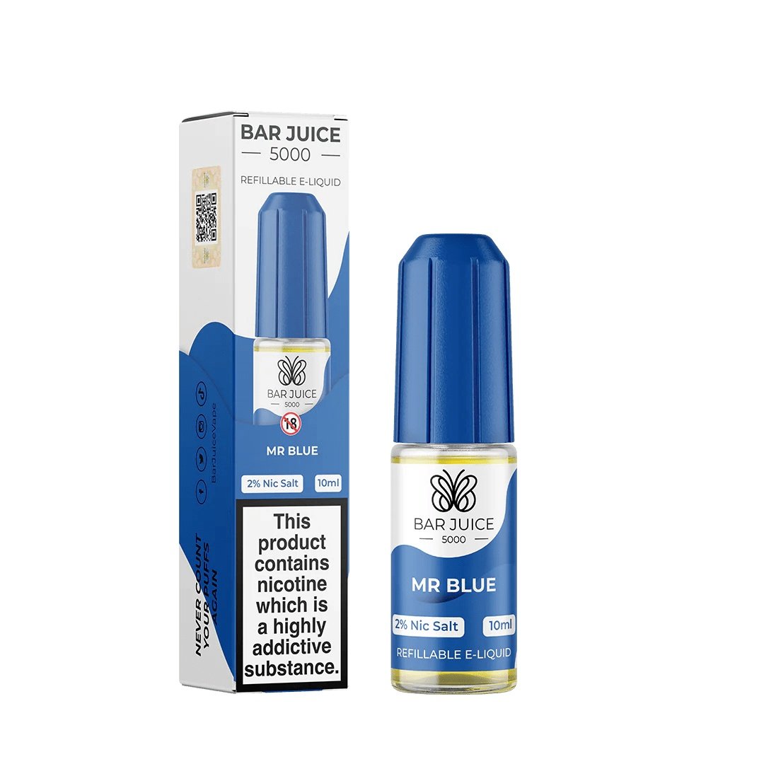 Bar Juice 5000 Mr Blue Nic Salt E-Liquid 10ml