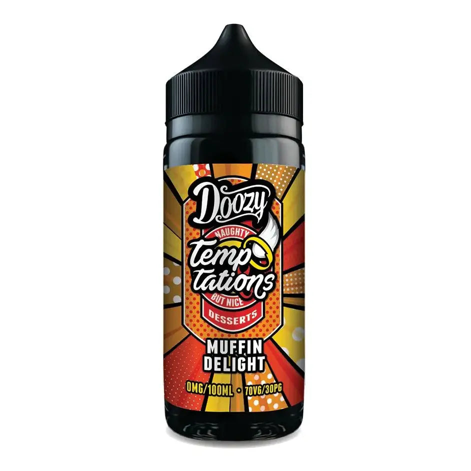 Doozy Temptations Muffin Delight E-Liquid Shortfill 100ml