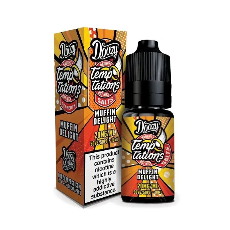 Doozy Temptations Muffin Delight Nic Salt E-liquid 10ml