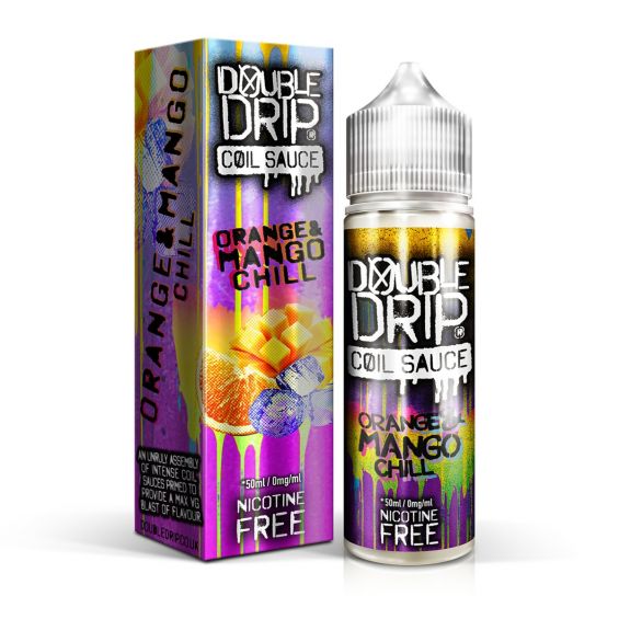 Double Drip Orange &amp; Mango Chill Shortfill E-Liquid 50ml