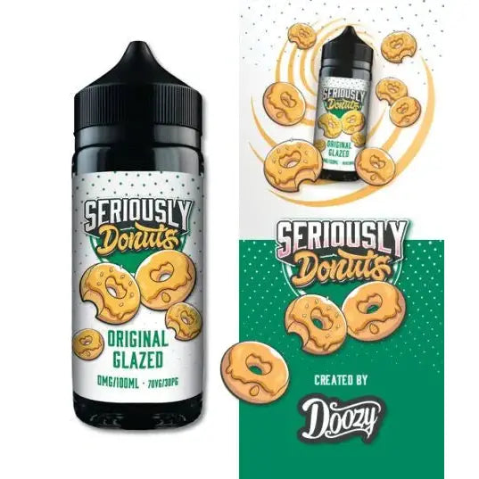 Doozy Seriously Donuts Original Glazed E-liquid Shortfill 100ml