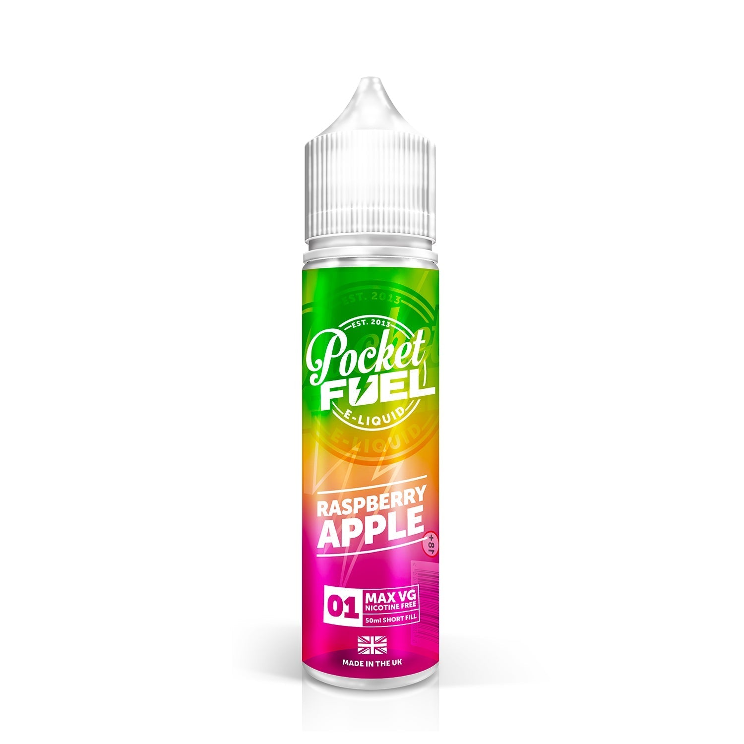 Pocket Fuel Raspberry Apple Shortfill E-Liquid 50ml