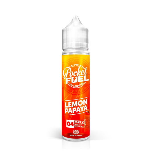 Pocket Fuel Lemon Papaya Shortfill E-Liquid 50ml