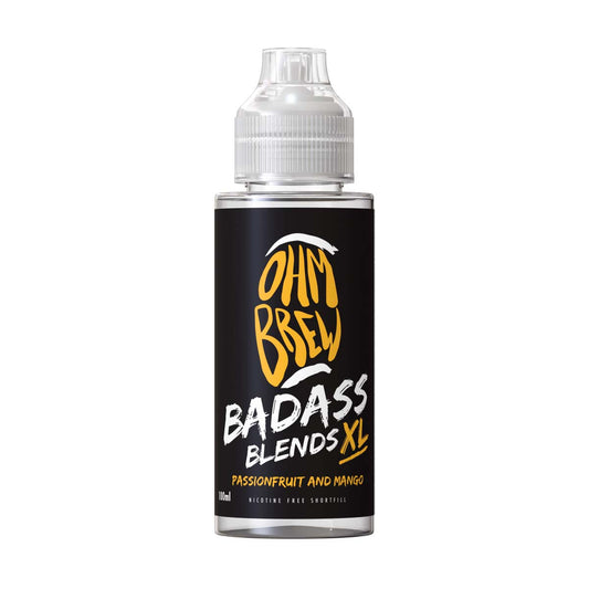 Ohm Brew Badass Blends XL Passionfruit &amp; Mango E-Liquid 100ml