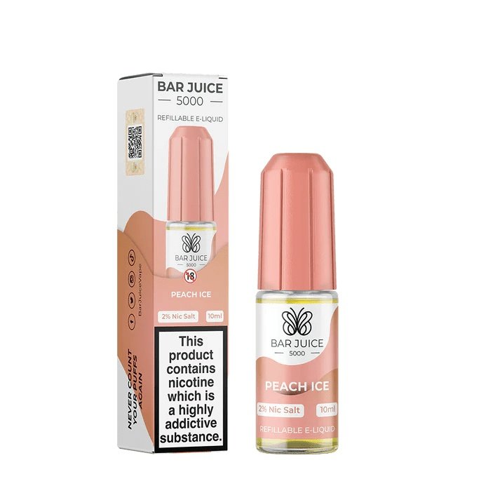 Bar Juice 5000 Peach Ice Nic Salt E-Liquid 10ml