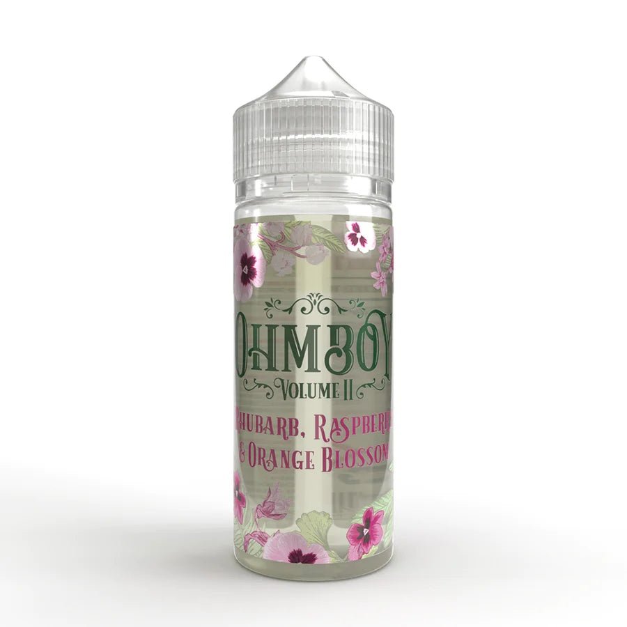 Ohm Boy Rhubarb Raspberry &amp; Orange Blossom Shortfill 100ml