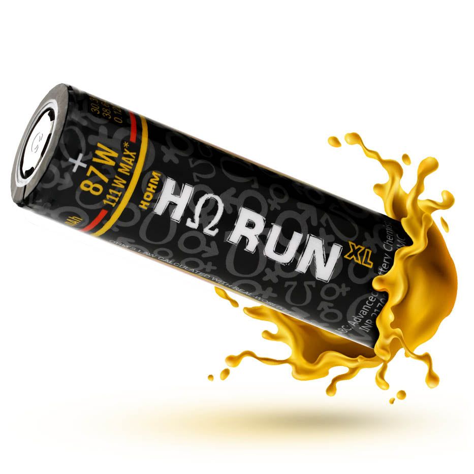 HOHM TECH RUN XL - 21700 BATTERIES