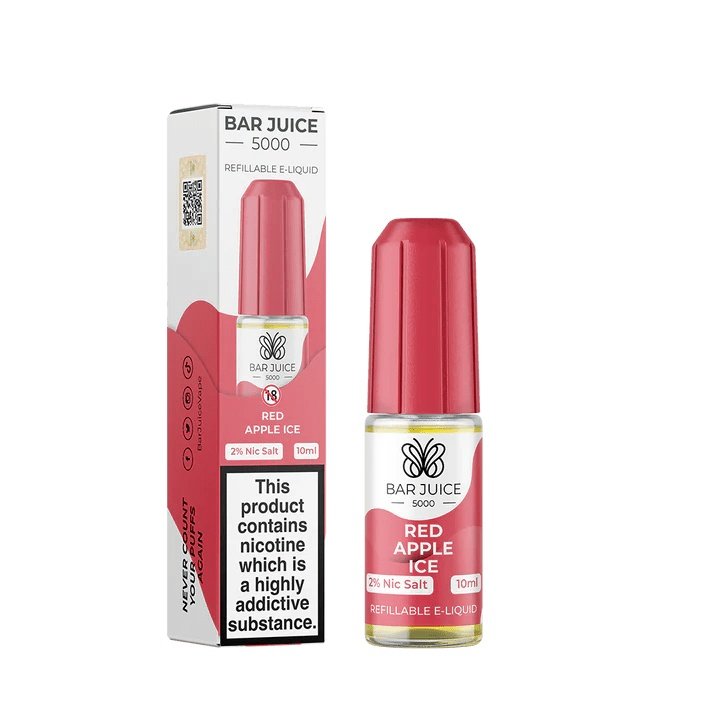 Bar Juice 5000 Red Apple Ice Nic Salt E-Liquid 10ml