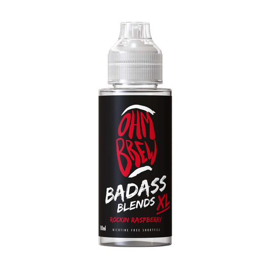Ohm Brew Badass Blends XL Rockin Raspberry E-Liquid 100ml