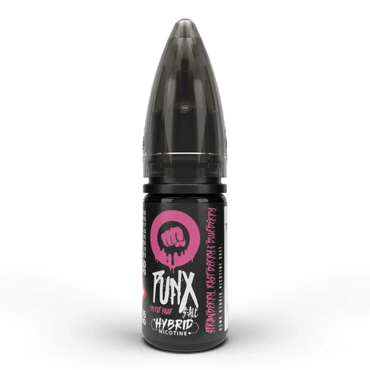 Riot Squad Punx Strawberry, Raspberry &amp; Blueberry Nic Salt E-Liquid 10ml