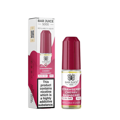 Bar Juice 5000 Strawberry Cherry Raspberry Nic Salt E-Liquid 10ml