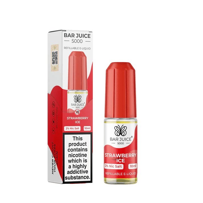 Bar Juice 5000 Strawberry Ice Nic Salt E-Liquid 10ml