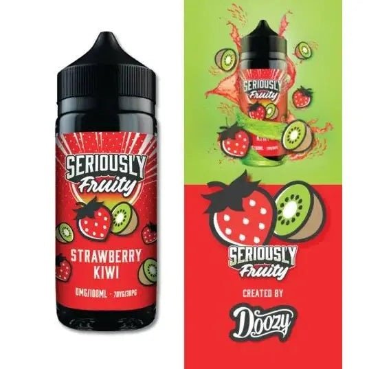 Doozy Seriously Fruity Strawberry Kiwi E-liquid Shortfill 100ml