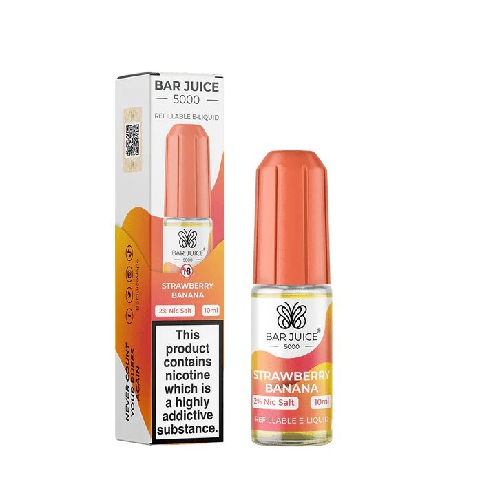 Bar Juice 5000 Strawberry Banana Nic Salt E-Liquid 10ml