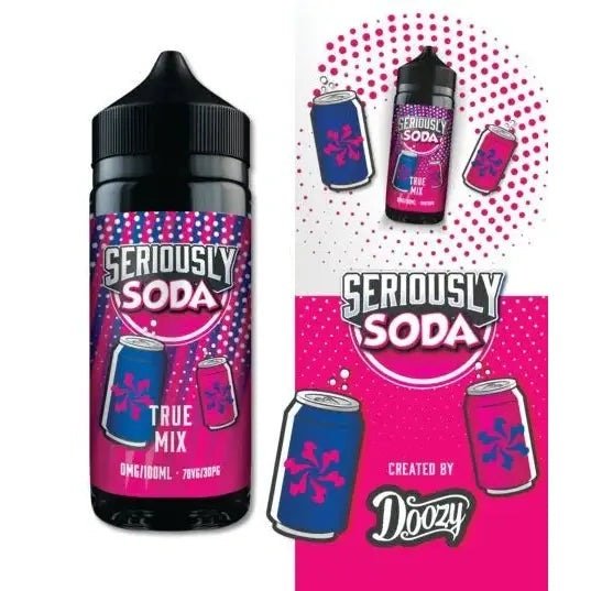 Doozy Seriously Soda True Mix E-liquid Shortfill 100ml