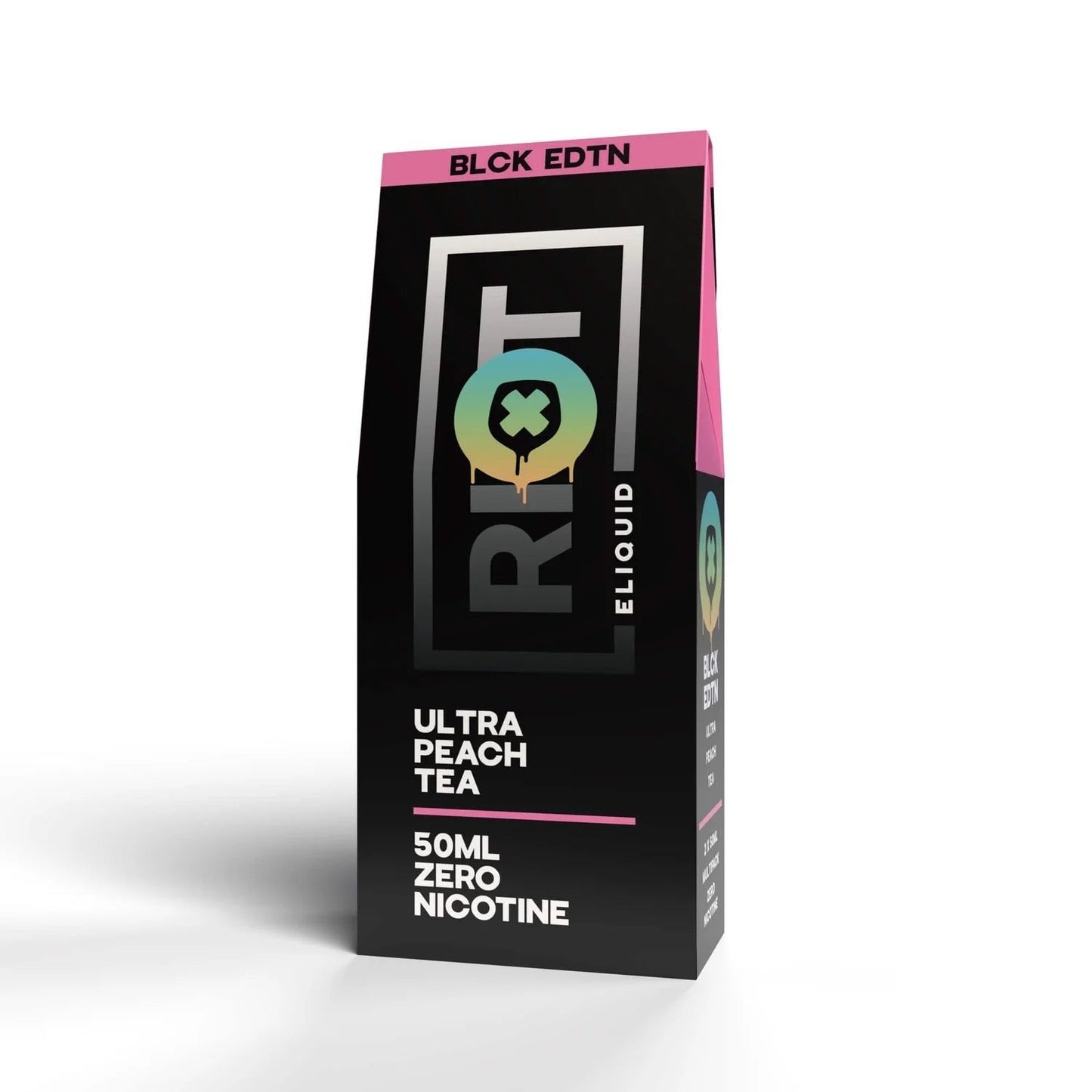 Riot Squad Black Edition Ultra Peach Tea Shortfill E-Liquid 2 X 50ml