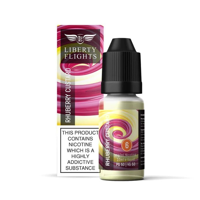 Liberty Flights Rhuberry Custard E-Liquid 10ml