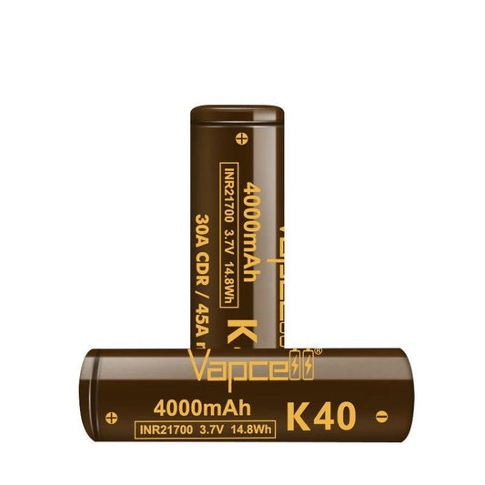 Vapcell 21700 K40 4000mah 30A/45A Battery