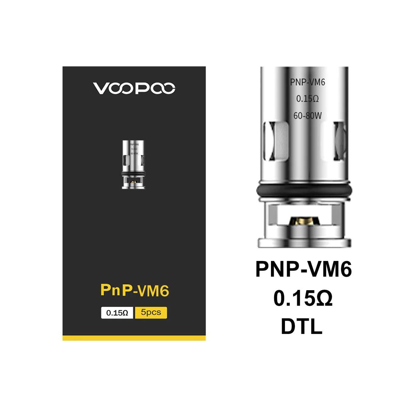 Voopoo PnP Replacement Coils - 5 Coils Per Pack